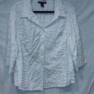 Style & Co 20W White Blouse